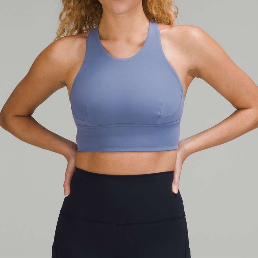 OLD - LULULEMON Wunder Train Longline Bra *Medium Support, C/D Cup 2022 Size 8 - Picture 1 of 6